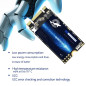 SSD M.2 2242 250Go Dogfish Ngff à l'intérieur De l'actionneur à Solide De Haute Performance De Lecteur De Disque Dur Comprend Un