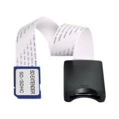 chenyang Adaptateur de câble d'extension SD vers carte SD SD/SDHC/MMC/RS-MMC mâle vers femelle souple et plat FPC