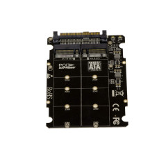 KALEA-INFORMATIQUE Convertisseur Adaptateur pour Monter Un SSD M.2 M Key Gen 3.0 NVMe et M2 B Key SATA en Lieu et Place d'un SSD