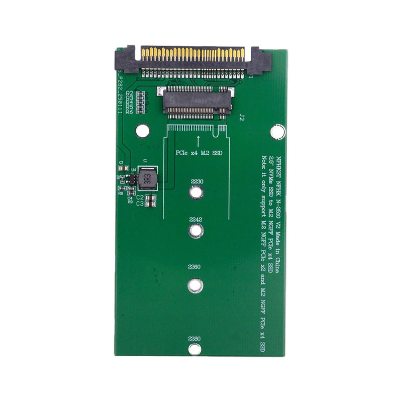 Xiwai SFF-8639 NVME U.2 vers NGFF M.2 M-Key PCIe SSD Adaptateur pour carte mère SSD 750 remplace P3600 P3700 Xiwai SFF-8639 NVME U.2 vers NGFF M.2 M-Key PCIe SSD Adaptateur pour carte mère SSD 750 remplace P3600 P3700