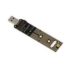 KALEA-INFORMATIQUE Adaptateur Type clé USB 3.1 10G pour SSD M.2 M2 NGFF NVMe B+M ou M Key avec Chipset JMicron JMS583