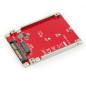 KALEA-INFORMATIQUE Convertisseur Adaptateur pour Monter Un SSD M.2 NVMe sur Un Port pour SSD U.2. Conversion M2 M Key vers U2 68 KALEA-INFORMATIQUE Convertisseur Adaptateur pour Monter Un SSD M.2 NVMe sur Un Port pour SSD U.2. Conversion M2 M Key vers U2 68