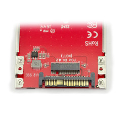 KALEA-INFORMATIQUE Convertisseur Adaptateur pour Monter Un SSD M.2 NVMe sur Un Port pour SSD U.2. Conversion M2 M Key vers U2 68