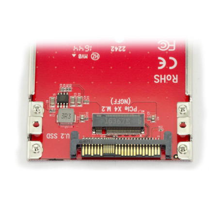 KALEA-INFORMATIQUE Convertisseur Adaptateur pour Monter Un SSD M.2 NVMe sur Un Port pour SSD U.2. Conversion M2 M Key vers U2 68