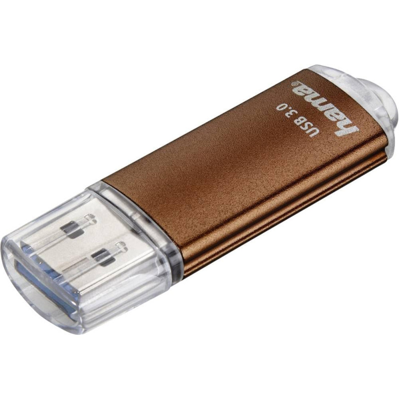 Hama Clé USB 3.0 "Laeta, 128 Go, 40 Mo/s, Marron