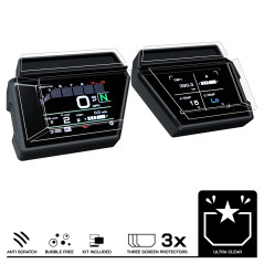Speedo Angels Protecteur d'écran pour TRACER 9 (GT) (2021-) 3 x Ultra Transparent