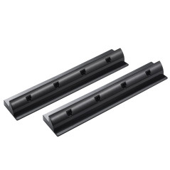 enjoy solar panneau solaire ABS 550mm maintien spoiler support en noir, idéal pour les camping-cars caravanes bateau