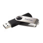 Hama Clé USB 2.0 "Rotate, 16 GB (10 MB/s, Flashpen Rotate) Noir/Argenté Hama Clé USB 2.0 "Rotate, 16 GB (10 MB/s, Flashpen Rotate) Noir/Argenté