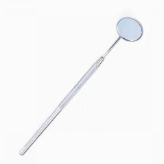Miroir de dentiste, miroir d'extension de cils pour contrôler l'application, miroir dentaire rond en acier inoxydable, miroirs d