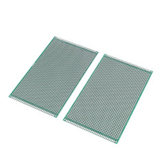 DollaTek 2PCS (9 x 15cm) Carte PCB Panneau Universel à Double Face Panneau de Bord Panneau de Bord pour Bricolage Soudure