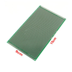 DollaTek 2PCS (9 x 15cm) Carte PCB Panneau Universel à Double Face Panneau de Bord Panneau de Bord pour Bricolage Soudure