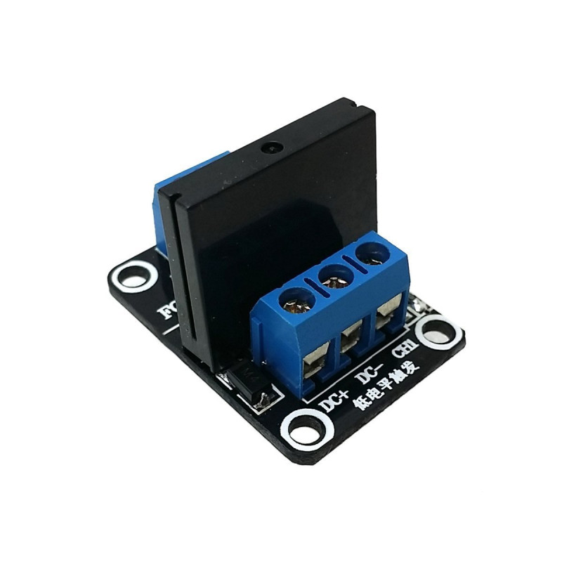 DollaTek Panneau de module de relais à semi-conducteurs de niveau élevé de 1 canal 5V SSR de haute qualité