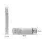 Hama C-Laeta Clé USB 3.1 Gen 1 - Flash Drive 16 Go, Vitesse jusqu'à 40 Mo/s, Clef avec connecteurs USB A & USB C, pour PC/Mac/Ta Hama C-Laeta Clé USB 3.1 Gen 1 - Flash Drive 16 Go, Vitesse jusqu'à 40 Mo/s, Clef avec connecteurs USB A & USB C, pour PC/Mac/Ta