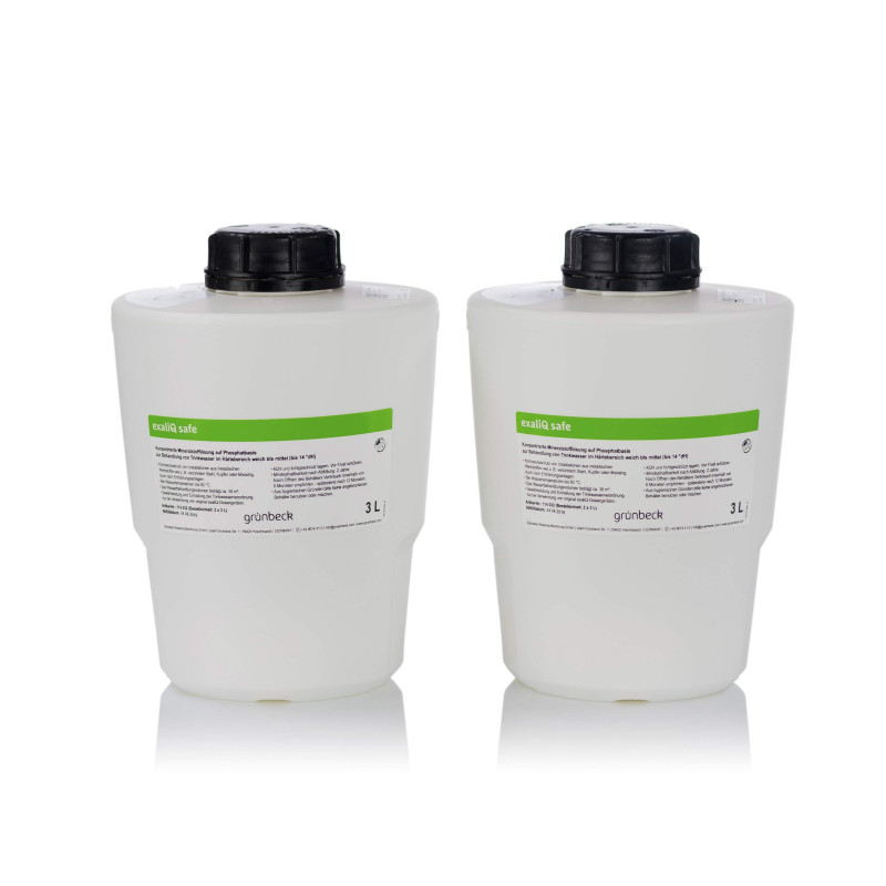 Grünbeck ExaliQ Safe Solution de dosage 2 x 3 l Grünbeck ExaliQ Safe Solution de dosage 2 x 3 l
