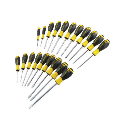 STANLEY STHT0-60213 Jeu de 20 tournevis essentiels Jaune