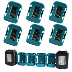 6 Packs de Supports de Porte-Batterie QUPERR, Support de Porte-Batterie Compatible avec la Batterie de l'outil au Lithium-ION Ma