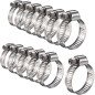 Hotop 12 Pièces Colliers de Serrage Inox 9-16 mm Colliers Serrage Réglables en Acier Inoxydable pour Tuyau d'Arrosage, Tuyau d'E Hotop 12 Pièces Colliers de Serrage Inox 9-16 mm Colliers Serrage Réglables en Acier Inoxydable pour Tuyau d'Arrosage, Tuyau d'E