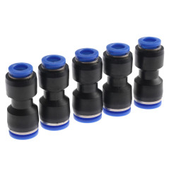 5pcs Tuyau de raccords rapides pneumatiques Jonction en T Connecteur Push-in Tuyau d'arrosage Raccord de Tuyau connecteur de Rob