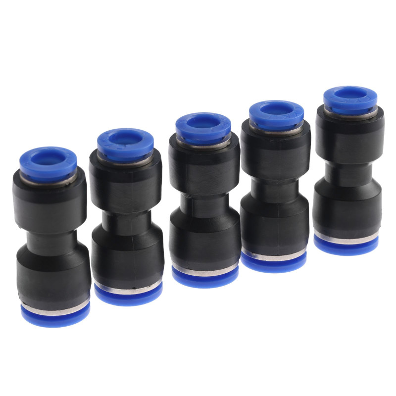 5pcs Tuyau de raccords rapides pneumatiques Jonction en T Connecteur Push-in Tuyau d'arrosage Raccord de Tuyau connecteur de Rob 5pcs Tuyau de raccords rapides pneumatiques Jonction en T Connecteur Push-in Tuyau d'arrosage Raccord de Tuyau connecteur de Rob