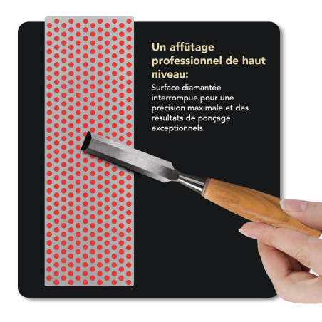 DMT Diamond Whetstone™ Pierre à aiguiser diamantée dans un coffret en bois, lot de 6", grossière, fine, extra-fine | Pierre à ai