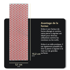 DMT Diamond Whetstone™ Pierre à aiguiser diamantée dans un coffret en bois, lot de 6", grossière, fine, extra-fine | Pierre à ai