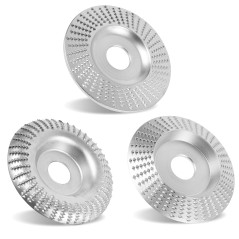 Disque Bois Meuleuse pour le Meulage 125x22mm, 3 Pièces Disques de Meulage pour Façonner Meuler et couper Roues pour Meuleuse d'