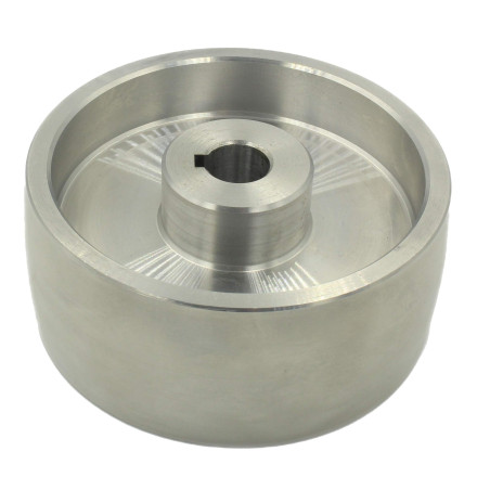 (Drive 130-19) Roue d'entraînement pour ponceuse à courroie usinée CNC pour meuleuse à couteaux 130 mm de diamètre - 55 mm de la