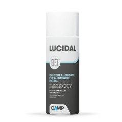 Camp lucidal, Nettoyant de Polissage et Revitalisation pour Fenêtres, luminaires et Volets en Aluminium, Pvc et Métal, 400ml