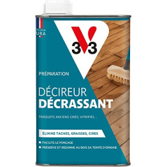V33 Décrassant pour parquets avant vitrification, Incolore 0,5L
