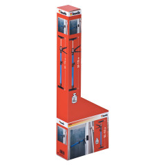 kwb Support de montage stable ou support télescopique, court, extensible de 50 à 115 cm, charge maximale 30 kg, plateau de press