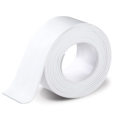 Romon Joint Salle de Bain, Ruban Etanchéité Auto-Adhésif en PVC Pour Salle de Bain, Cuisine, Anti-moisissure, Calfeutrage (3.8cm