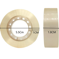 Cinta adhésive transparente extra-forte de diverses marques, 12 rouleaux de 18 mm x 35 m, ruban adhésif à usage général pour l’é