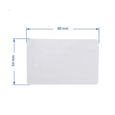 KDL Cartes RFID intelligentes blanches Proximité 125KHz TK4100 / EM4100 / EM4200 PVC plastique Carte de contrôle d'accès ID Lect