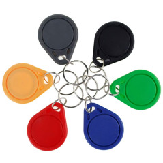 LIBO Porte-clés RFID NFC Smart Key Tag Carte RFID contrôle d'accès Keyfobs Proximity 13,56 MHz MF Classic 1k IC S50 Jeton Lectur