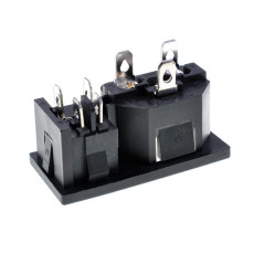 Oiyagai Lot de 5 Modules d'alimentation IEC320 C14 avec Interrupteur Rouge – Prise Mâle 250V 10A pour Montage Panneau, Réparatio