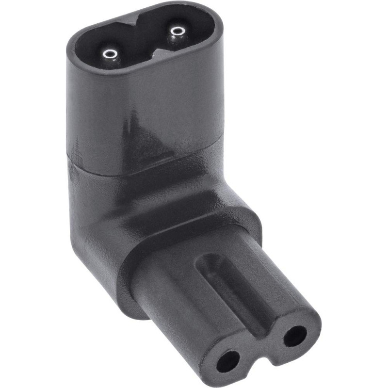 Inline® Adaptateur Secteur IEC 60320 C8/C7, coudé vers Le Haut/Bas 2 pôles. Inline® Adaptateur Secteur IEC 60320 C8/C7, coudé vers Le Haut/Bas 2 pôles.