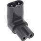 Inline® Adaptateur Secteur IEC 60320 C8/C7, coudé vers Le Haut/Bas 2 pôles. Inline® Adaptateur Secteur IEC 60320 C8/C7, coudé vers Le Haut/Bas 2 pôles.