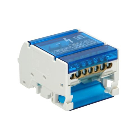 Orno LZ-8202/ Bloc Distribution Répartiteur Pour Rail DIN ou Tableau Electrique Avec 4 Rangées (7 fils)