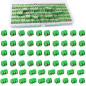 RUNCCI-YUN 80 Pièces 300V 10A Bornier à Vis Connecteur à Vis de PCB (Vert)2 Broches (Pin) et 3 Broches (Pin) RUNCCI-YUN 80 Pièces 300V 10A Bornier à Vis Connecteur à Vis de PCB (Vert)2 Broches (Pin) et 3 Broches (Pin)
