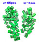 RUNCCI-YUN 80 Pièces 300V 10A Bornier à Vis Connecteur à Vis de PCB (Vert)2 Broches (Pin) et 3 Broches (Pin) RUNCCI-YUN 80 Pièces 300V 10A Bornier à Vis Connecteur à Vis de PCB (Vert)2 Broches (Pin) et 3 Broches (Pin)