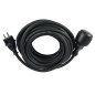 Electraline 01659 Rallonge IP44 (câble de 5 m, H07RN-F 3G1.5, pour l'extérieur et l'utilisation sur Les Chantiers) Noir Electraline 01659 Rallonge IP44 (câble de 5 m, H07RN-F 3G1.5, pour l'extérieur et l'utilisation sur Les Chantiers) Noir