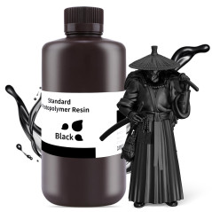 ELEGOO Résine Standard pour Imprimante 3D LCD UV 405nm Résine Photopolymère Rapide, Noir 1000G