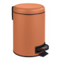WENKO Poubelle à pédale Leman, Petite Poubelle Salle de Bain idéale pour les WC, le bureau, petite poubelle design d'une capacit WENKO Poubelle à pédale Leman, Petite Poubelle Salle de Bain idéale pour les WC, le bureau, petite poubelle design d'une capacit
