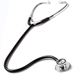 NCD Medical/Prestige Medical S108-BLK Stéthoscope double pavillon (Noir)