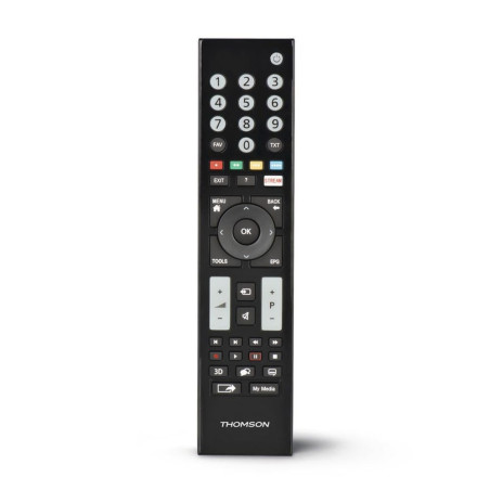 Thomson Télécommande de rechange "ROC1117GRU" (Télécommande de remplacement pour les téléviseurs Grundig, prête à l'emploi, adap