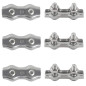 M5 Duplex Clips Serre-câbles en Acier Inoxydable 304 Pinces Duplex pour Filin pour Cordes à Linge en Câble Métallique Voiles de M5 Duplex Clips Serre-câbles en Acier Inoxydable 304 Pinces Duplex pour Filin pour Cordes à Linge en Câble Métallique Voiles de
