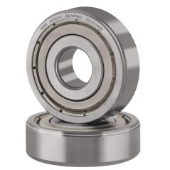 XiKe 2x Roulements à billes 6200ZZ 10x30x9mm - Prélubrifié et Acier 100Cr6, Double joint métallique, 6200-2Z Roulements à billes