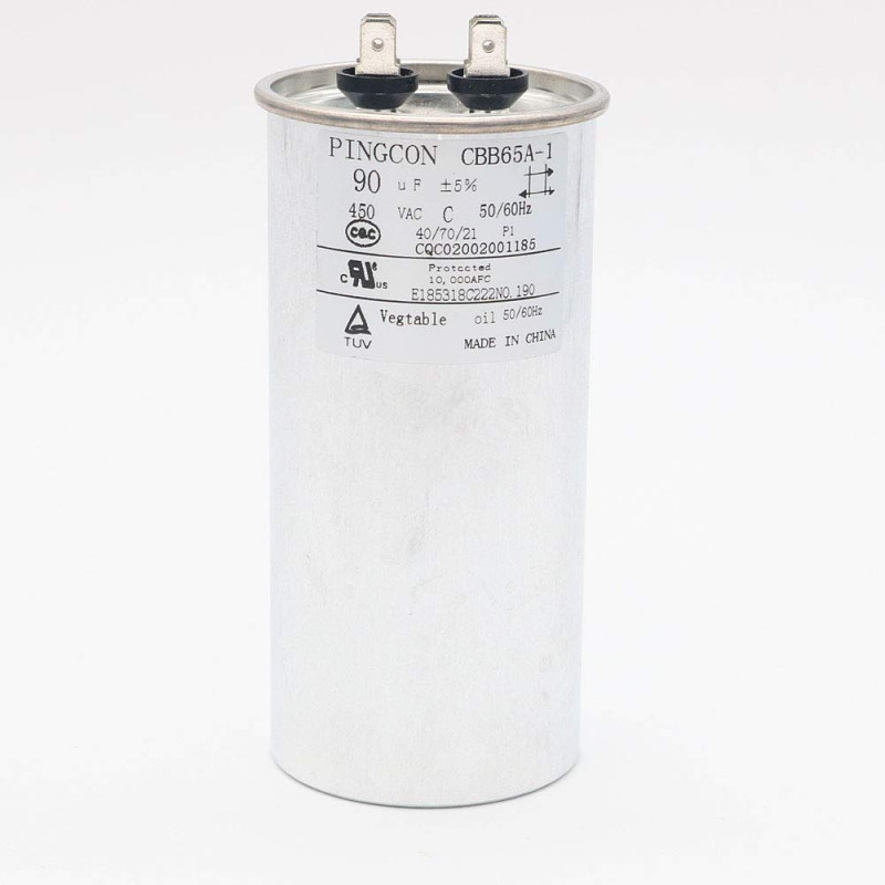 DollaTek 90uF CBB65 Moteur à condensateur fonctionnant pour climatiseur 450VAC SH 40/70/21 50 / 60Hz DollaTek 90uF CBB65 Moteur à condensateur fonctionnant pour climatiseur 450VAC SH 40/70/21 50 / 60Hz