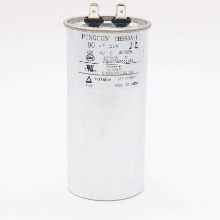 DollaTek 90uF CBB65 Moteur à condensateur fonctionnant pour climatiseur 450VAC SH 40/70/21 50 / 60Hz