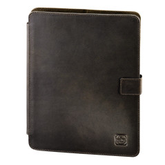 Hama Portfolio en Cuir Wednesday Paris pour tablettes 26 cm Max., Marron foncé